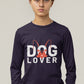 Dog Lover Men's Full Sleeve Cotton T-Shirt