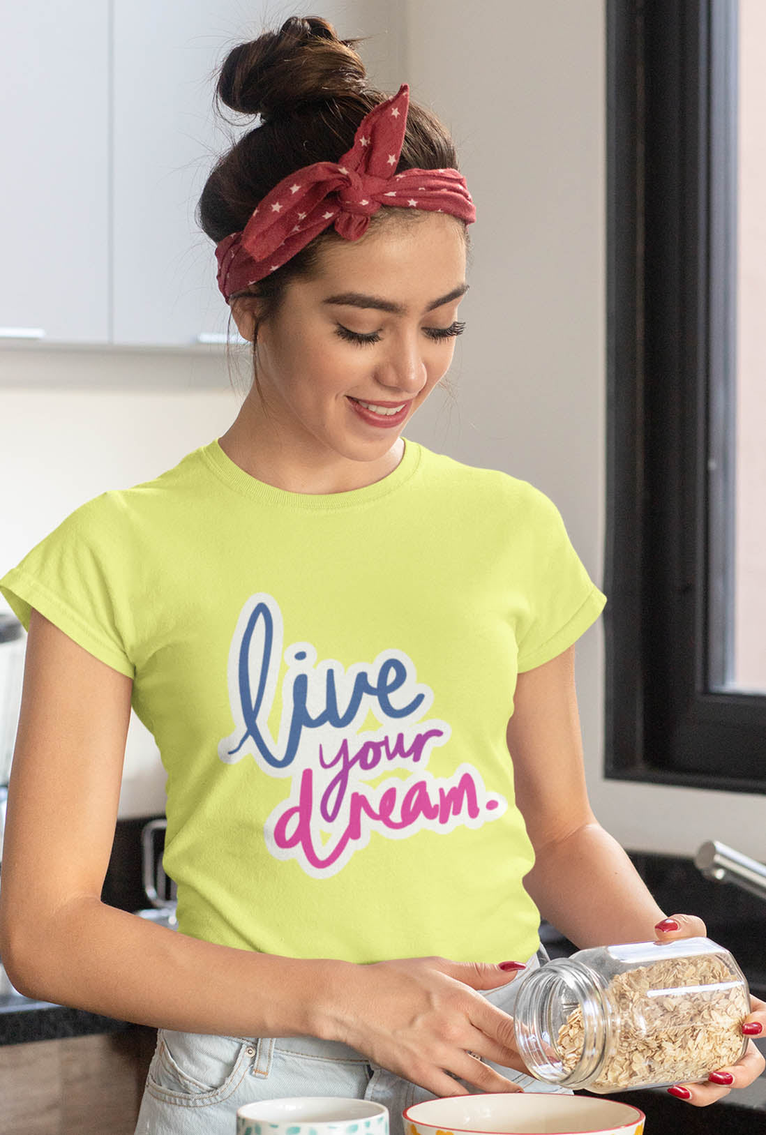 Live Your Dream Women's Cotton T-Shirt