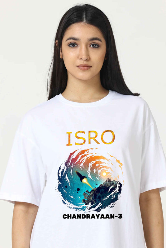 ISRO Chandrayaan 3 Women's Oversized T-Shirt