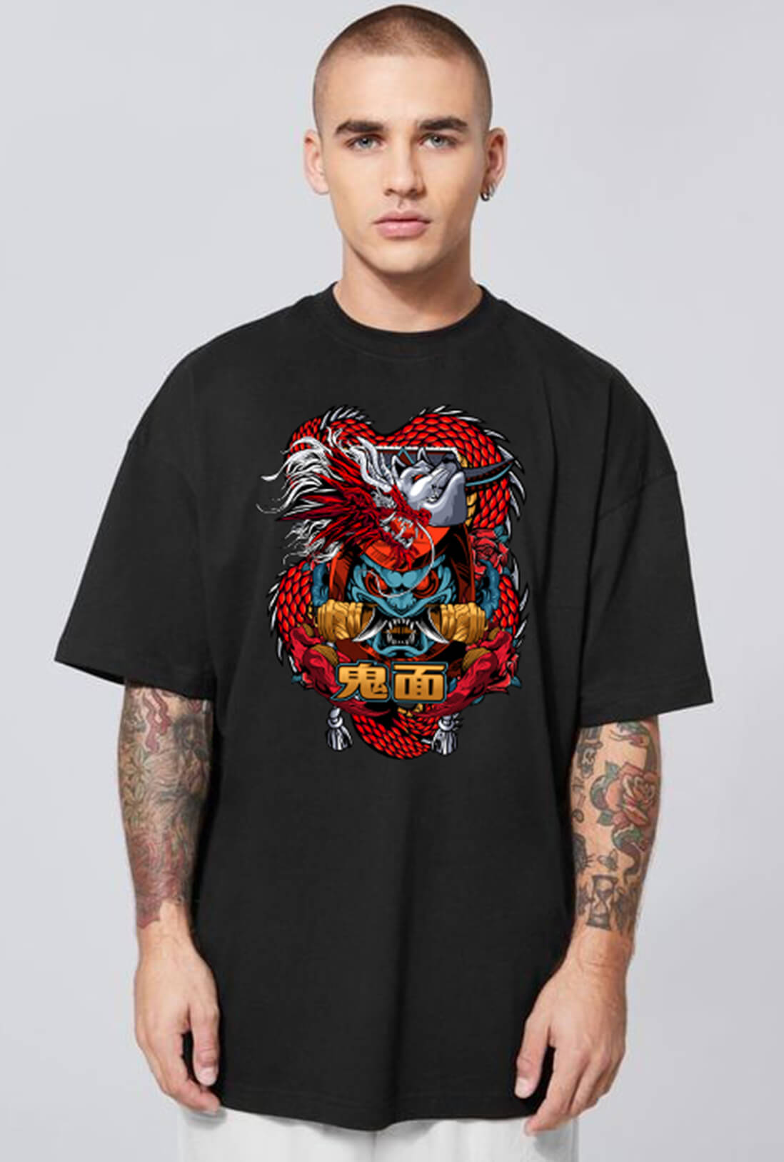 Dragon Men's Oversized T-Shirt