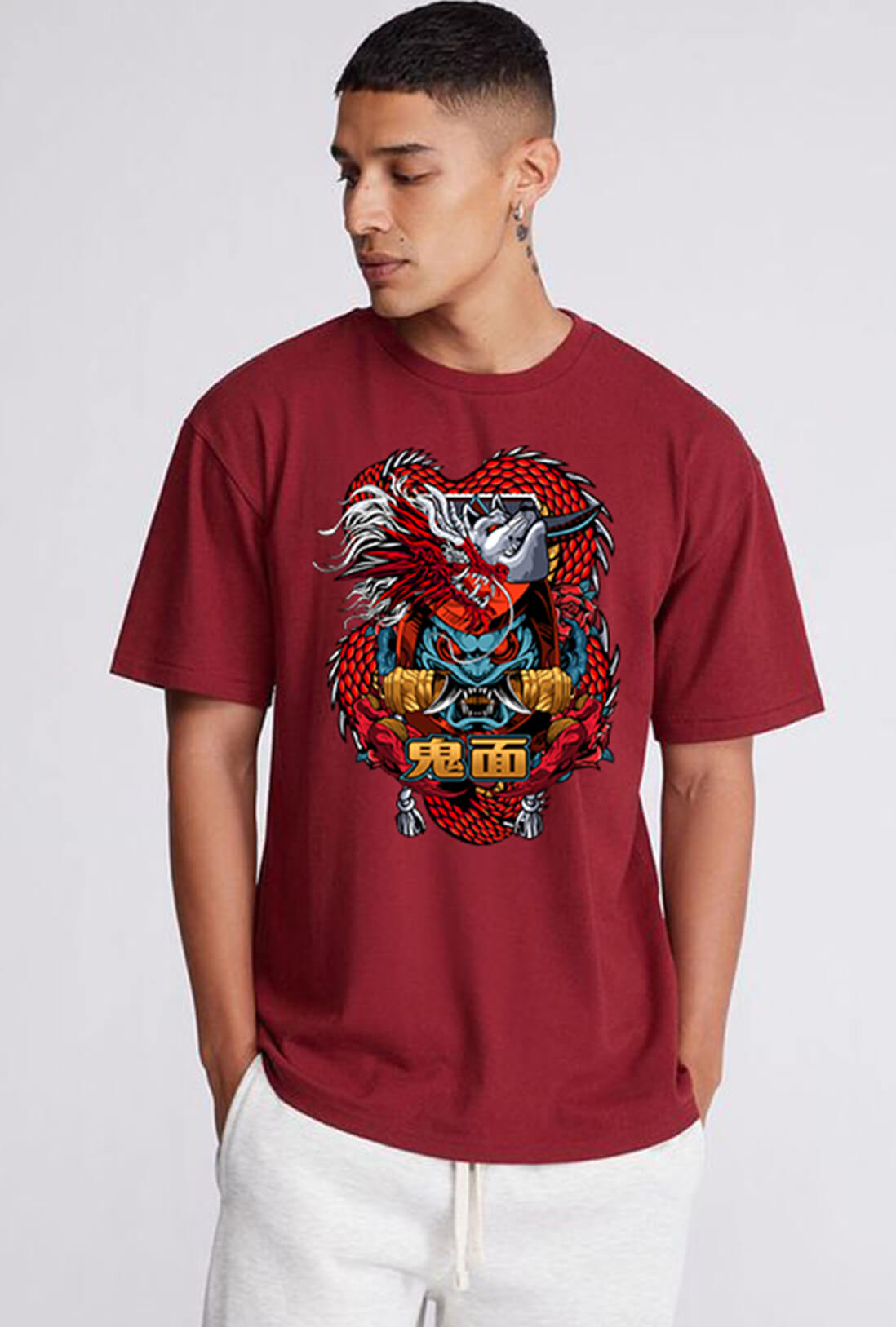 Dragon Men's Oversized T-Shirt