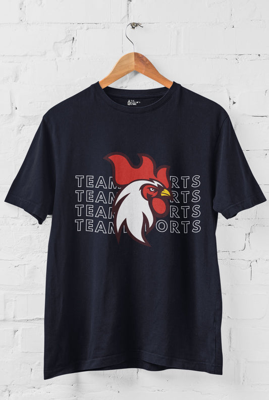 Team Sports Cock Men's Printed T-Shirt