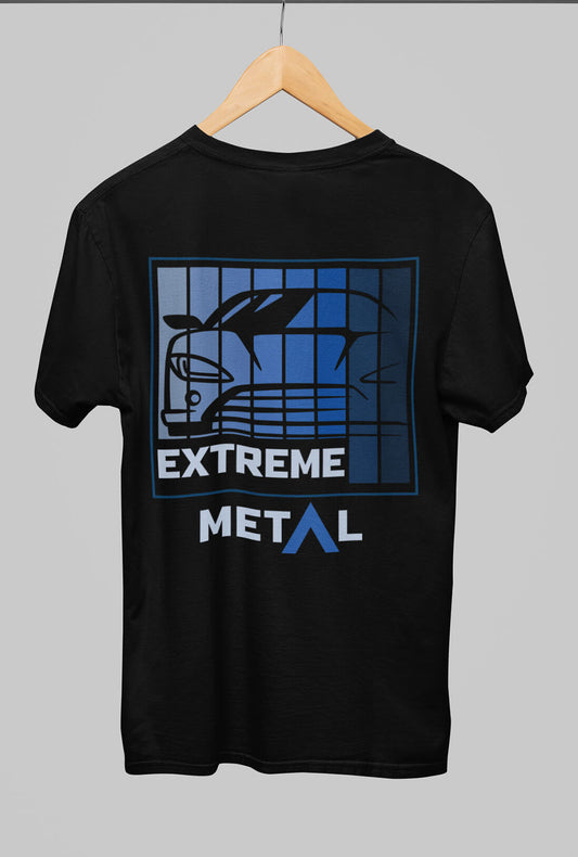 Extreme Metal Men's Back Print T-Shirt