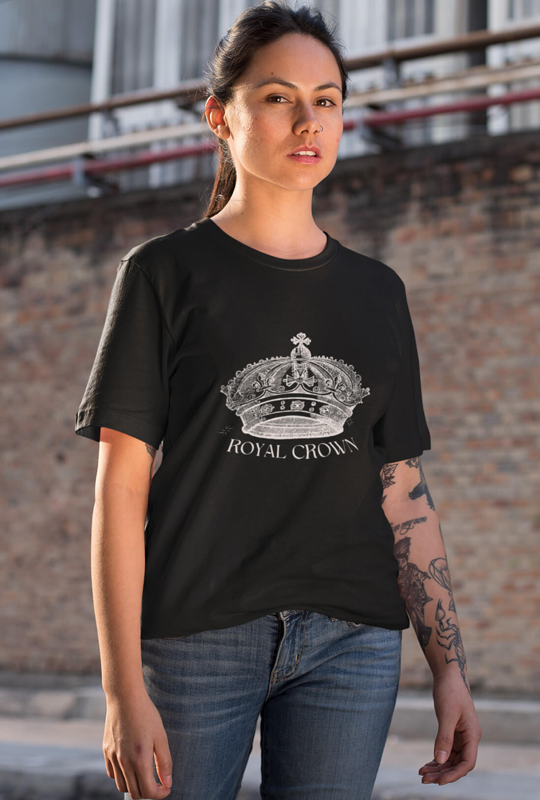 Royal Crown Women's Oversized T-Shirt