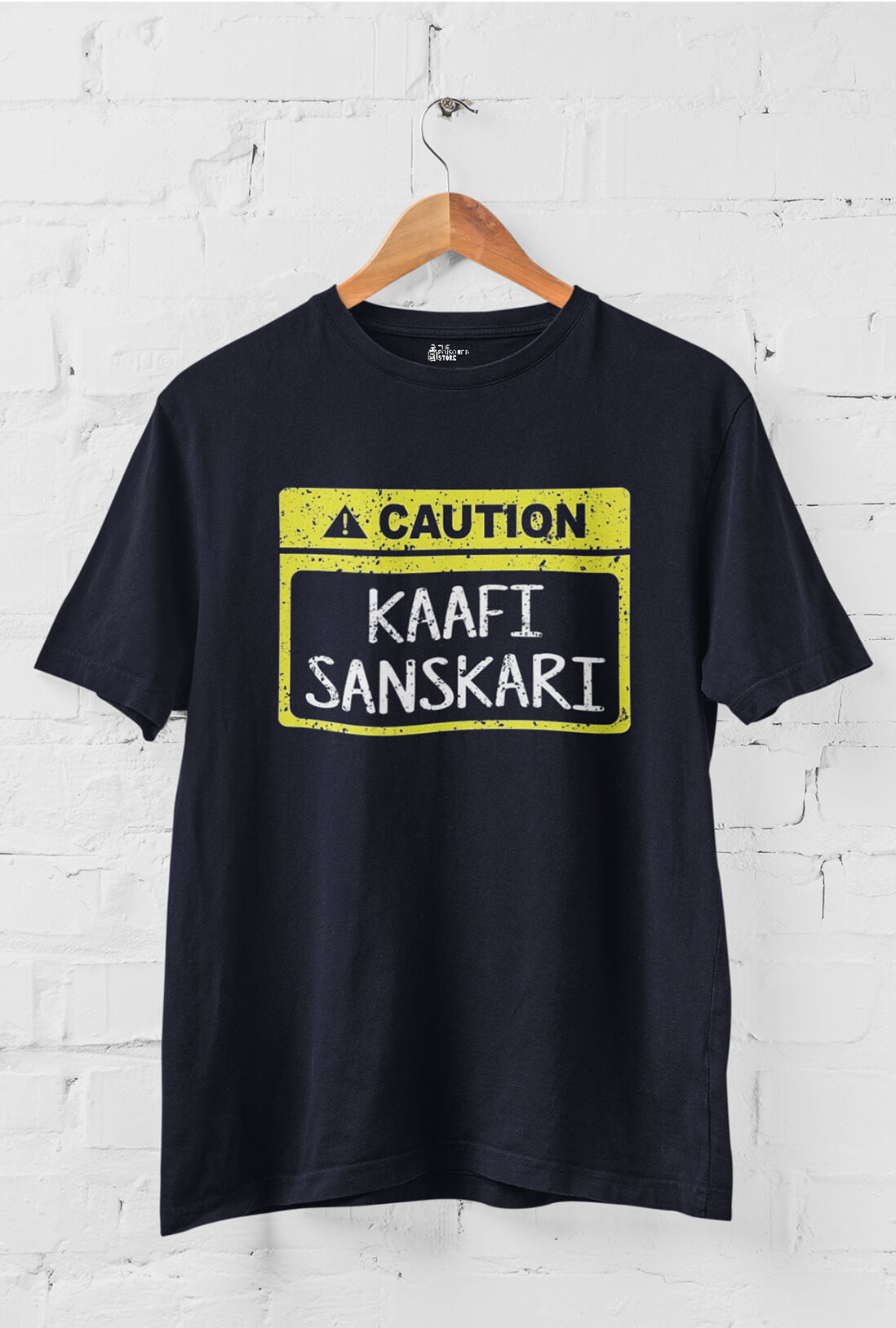 Kaafi Sanskari Men s Cotton T Shirt THE POISONED STORE