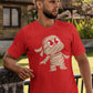 Mummy Cartoon Men's Cotton T-Shirt