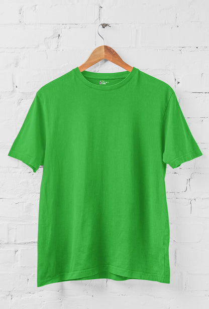 Men's Plain Kelly Green Cotton T-Shirt