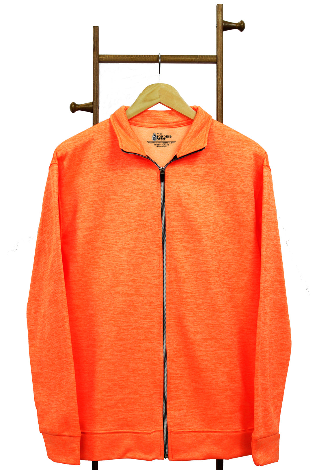 Sports Wear Orange Zipper