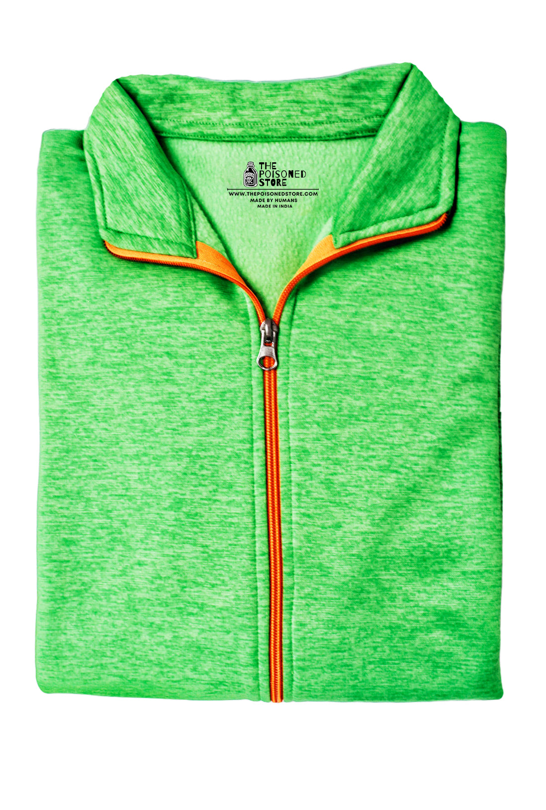 Sports Wear Emerald Green Zipper