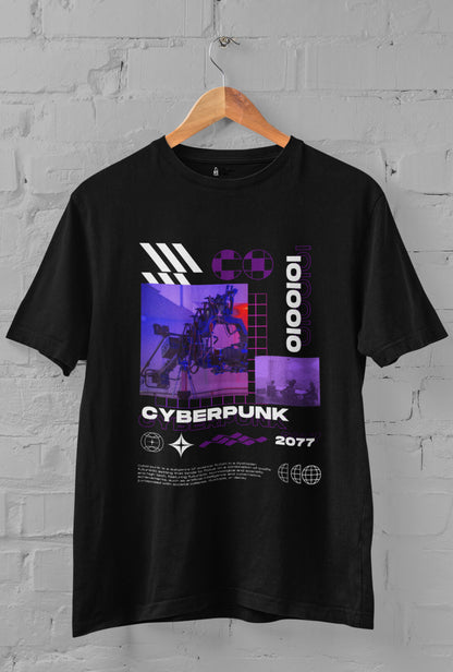 Cyperpunk Men's Cotton T-Shirt