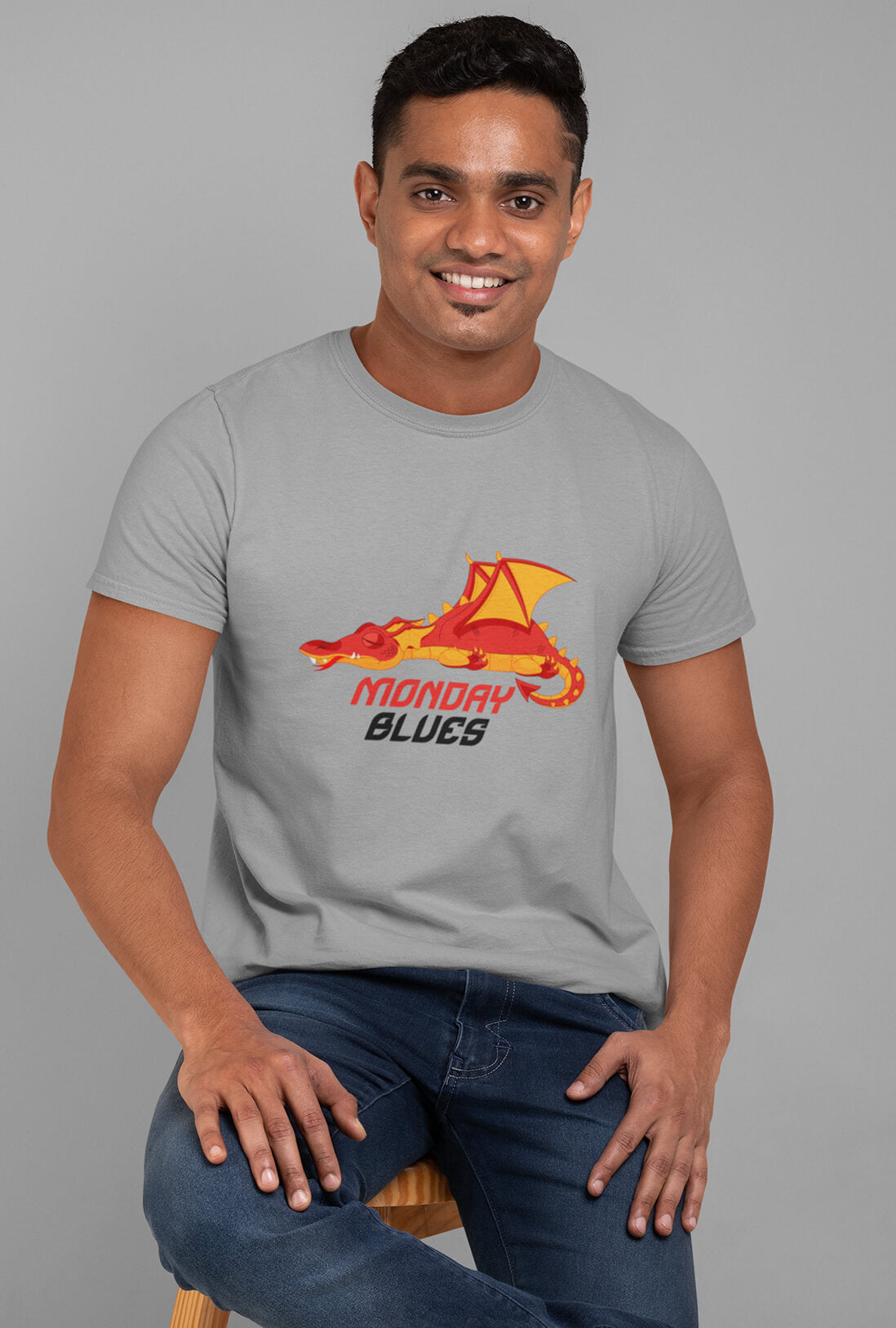 Flying Dragon Men's Cotton T-Shirt