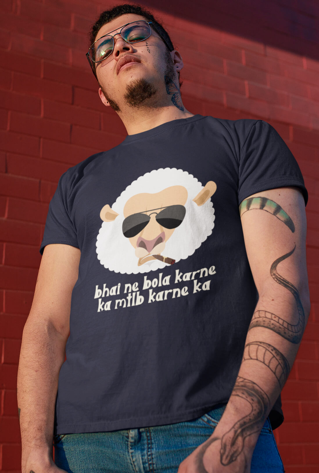 Bhai Ne Bola Karne Ka Men's Cotton T-Shirt