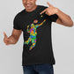 Playing Badminton Shot Men's Cotton T-Shirt