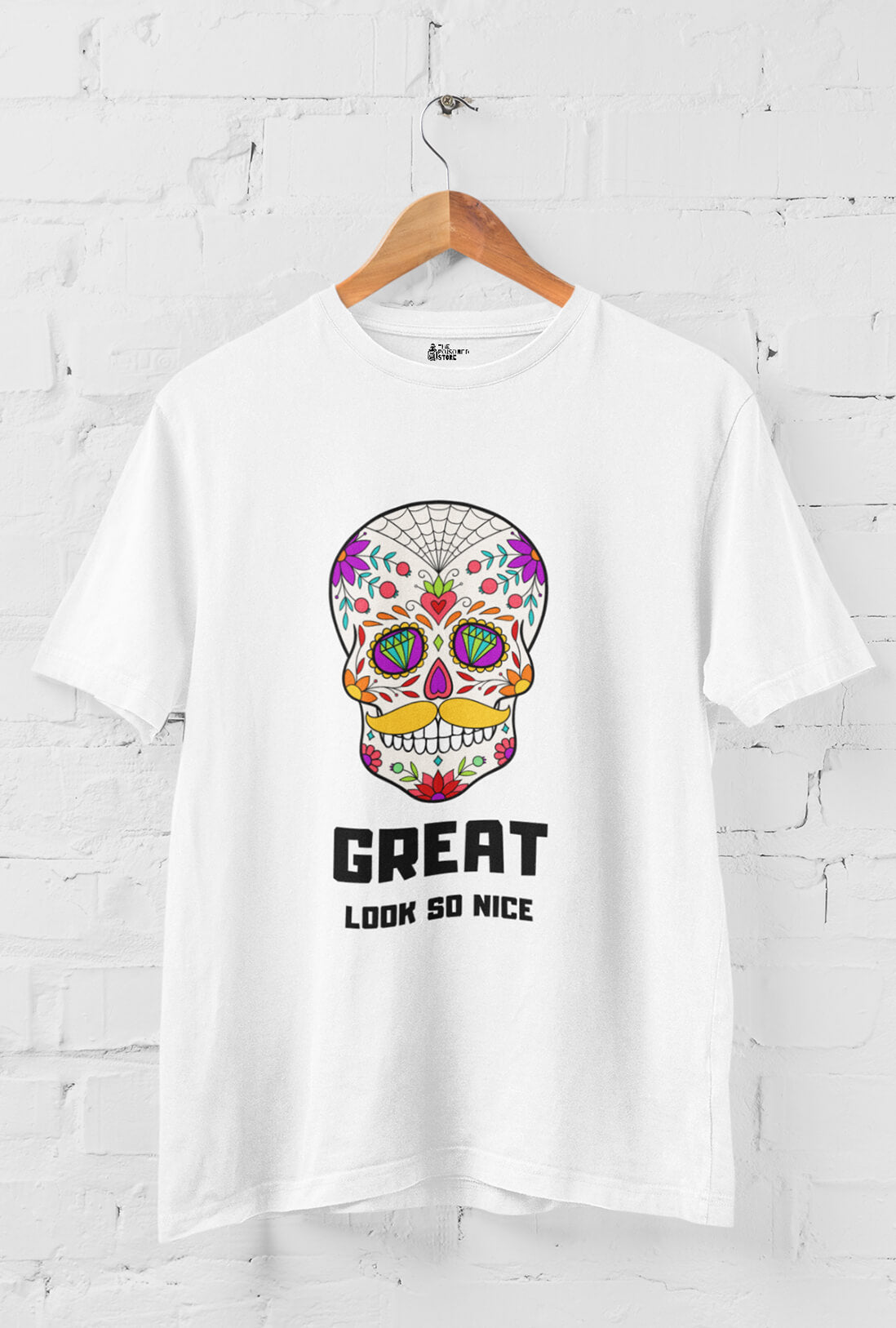 Sugar Skull Men's Cotton T-Shirt