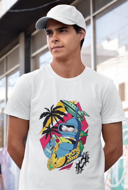 Futurama Graphic Men's Cotton T-Shirt