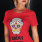 Sugar Skull Women's Cotton T-Shirt