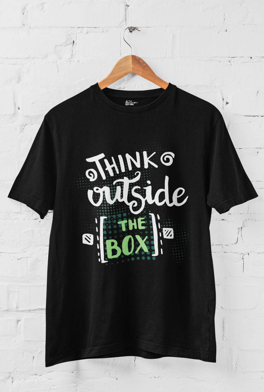 Think Outside The Box  Men's Cotton T-Shirt