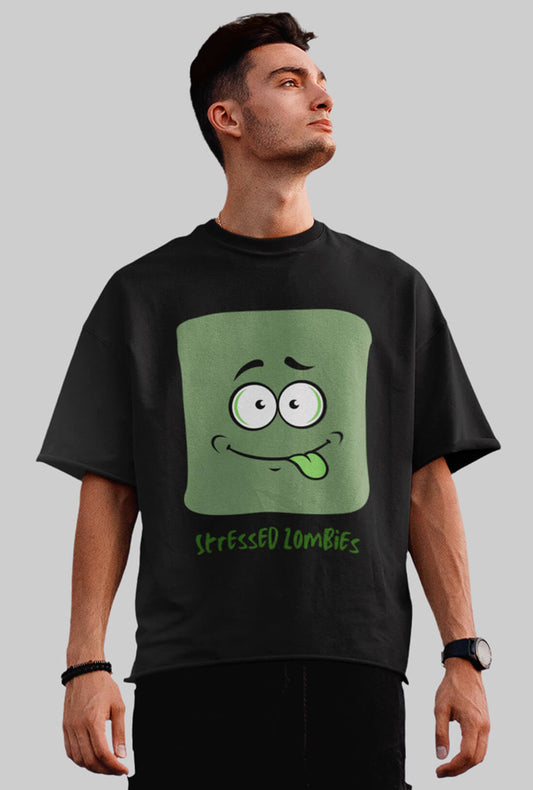 Stressed Zombie Men's Oversized T-Shirt