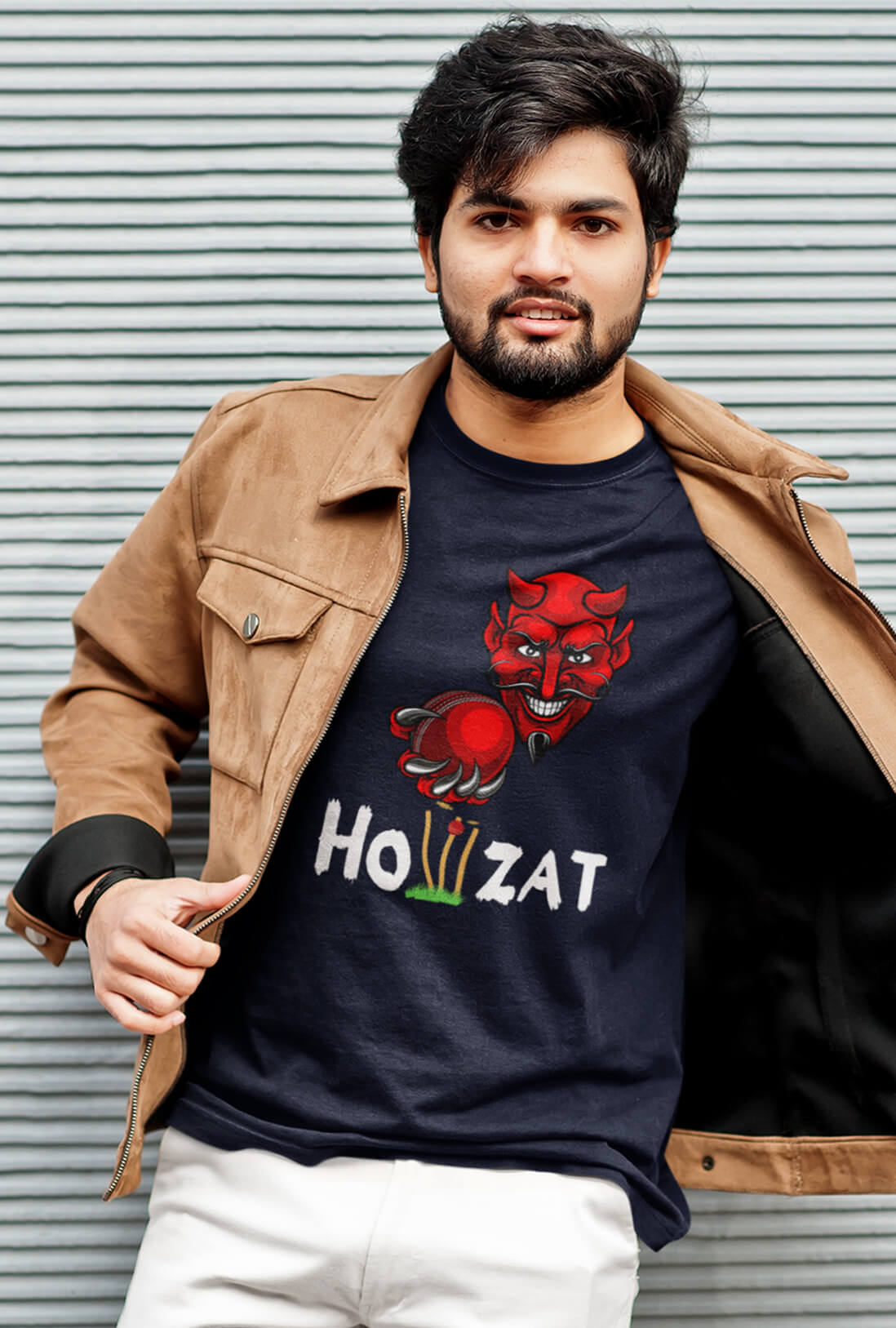 Howzat Cricket Men's Cotton T-Shirt