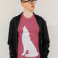 Night Wolf Men's Cotton T-Shirt