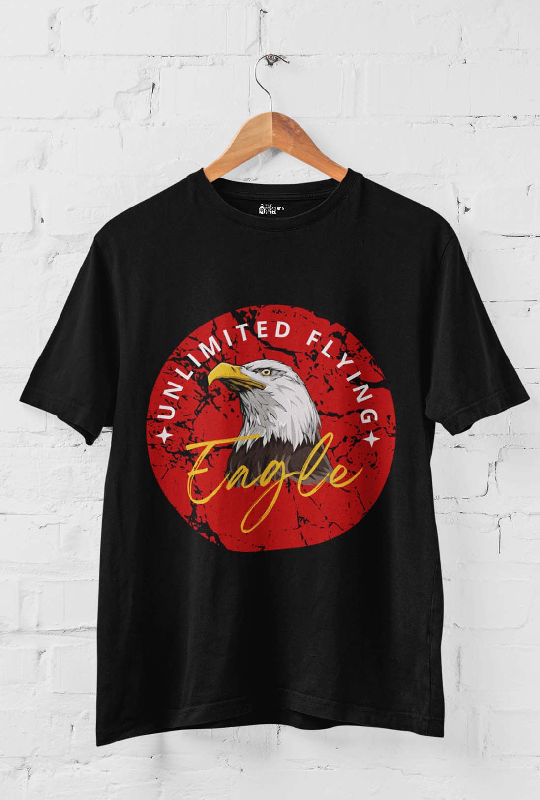 Unlimited Flying Eagle Men's Cotton T-Shirt