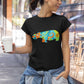 Colorful Hippo Women's Cotton T-Shirt