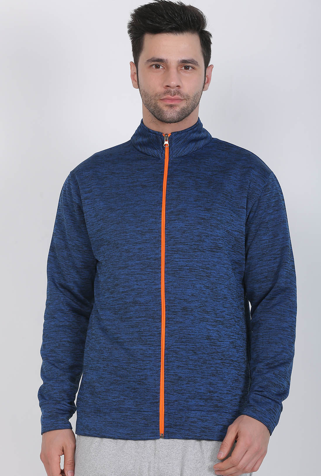 Sports Wear Royal Blue Zipper