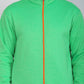 Sports Wear Emerald Green Zipper