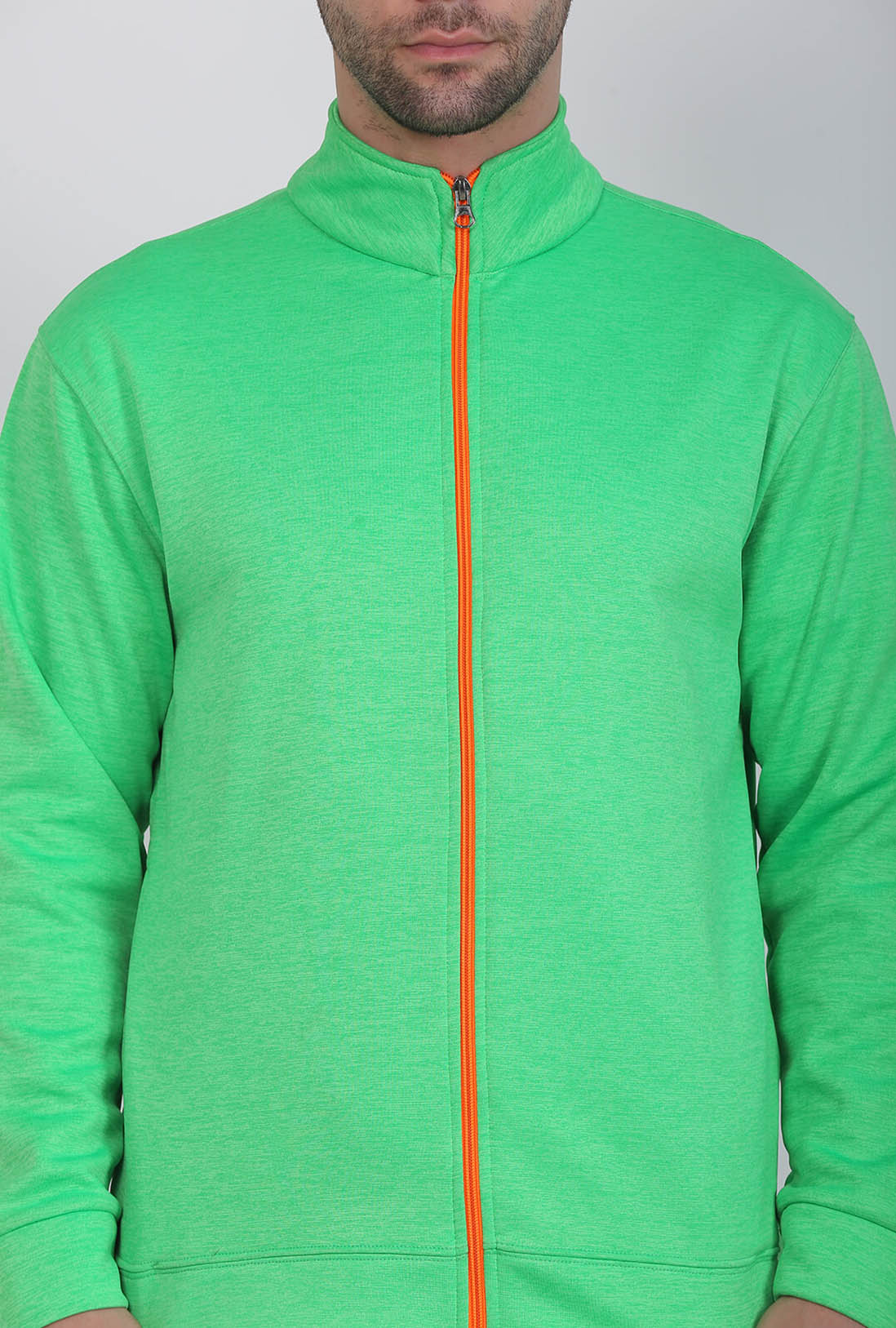 Sports Wear Emerald Green Zipper