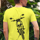 Bike Men's Front Back Printed T-Shirt