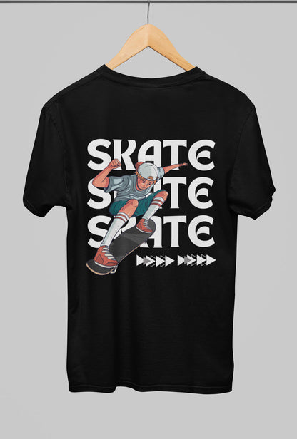 Skate Men's Back Print T-Shirt