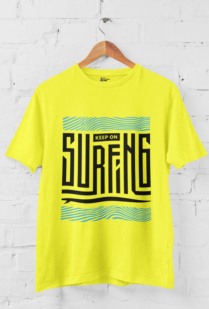 Keep On Surfing Men's Printed T-Shirts