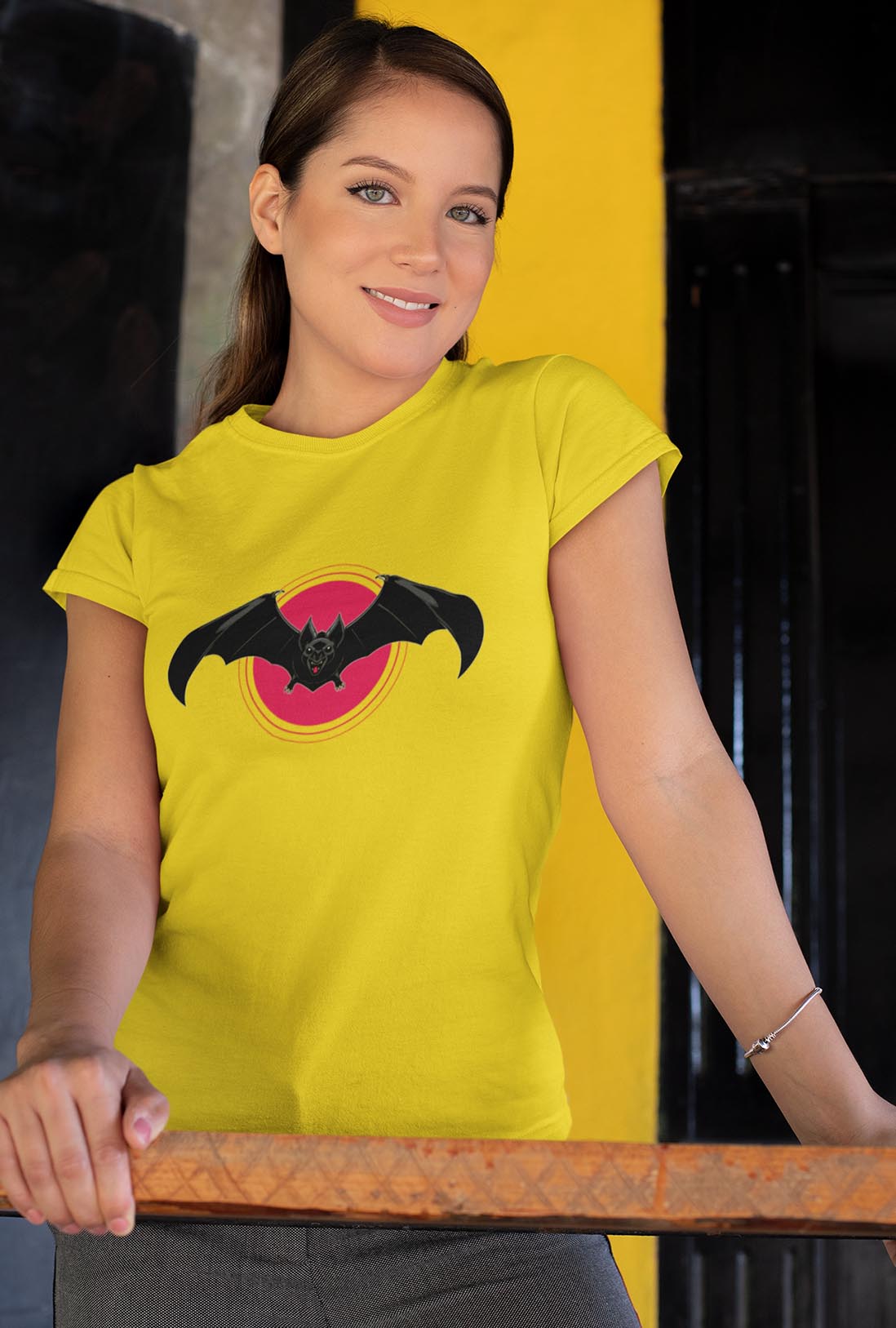 Flying Bat Women's Cotton T-Shirt