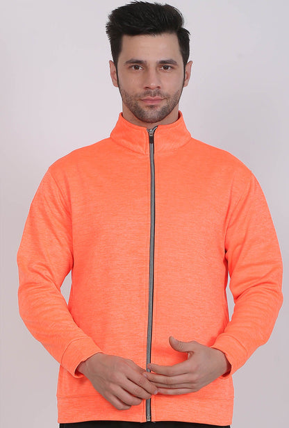 Sports Wear Orange Zipper