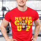 John Cena Never Give Up Men's Printed T-Shirt