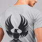 Flying Eagle Men's Back Print T-Shirt