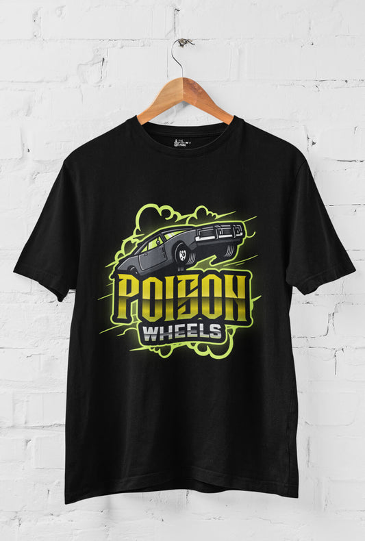 Poison Wheel Men's Cotton T-Shirt