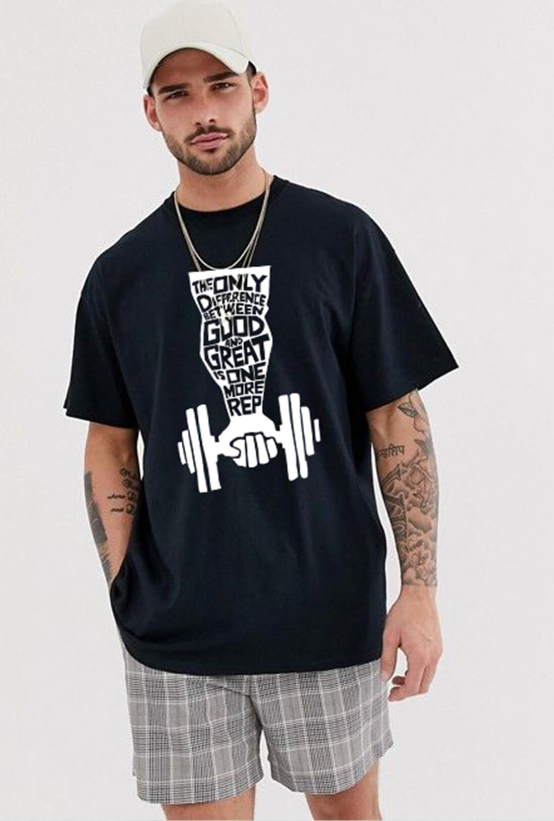 One More Rep Men's Oversized T-Shirt