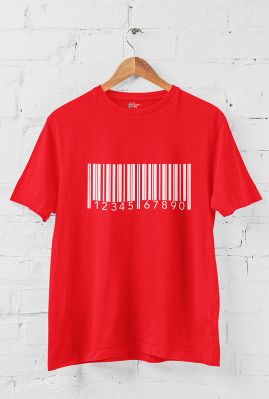 Bar Code Men's Cotton T-Shirt