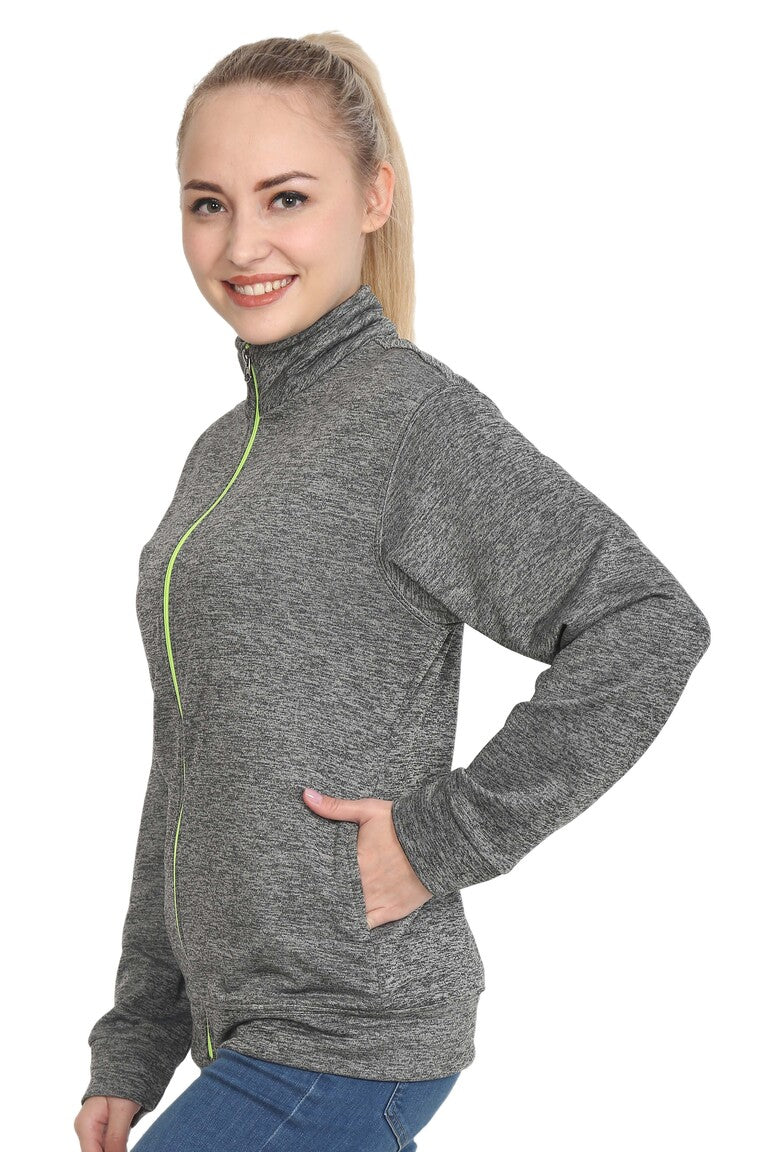 Sports Wear Grey Zipper