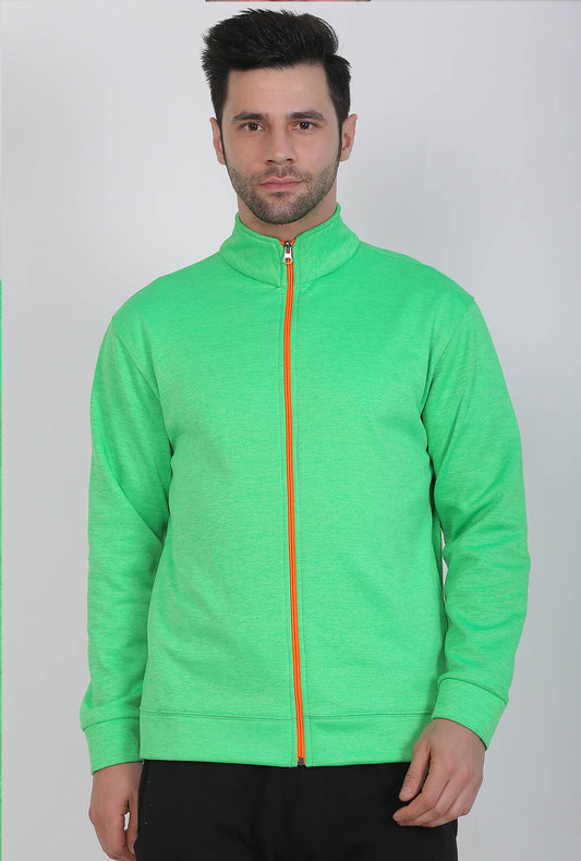 Sports Wear Emerald Green Zipper