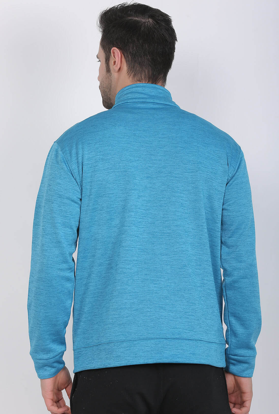 Sports Wear Light Blue Zipper