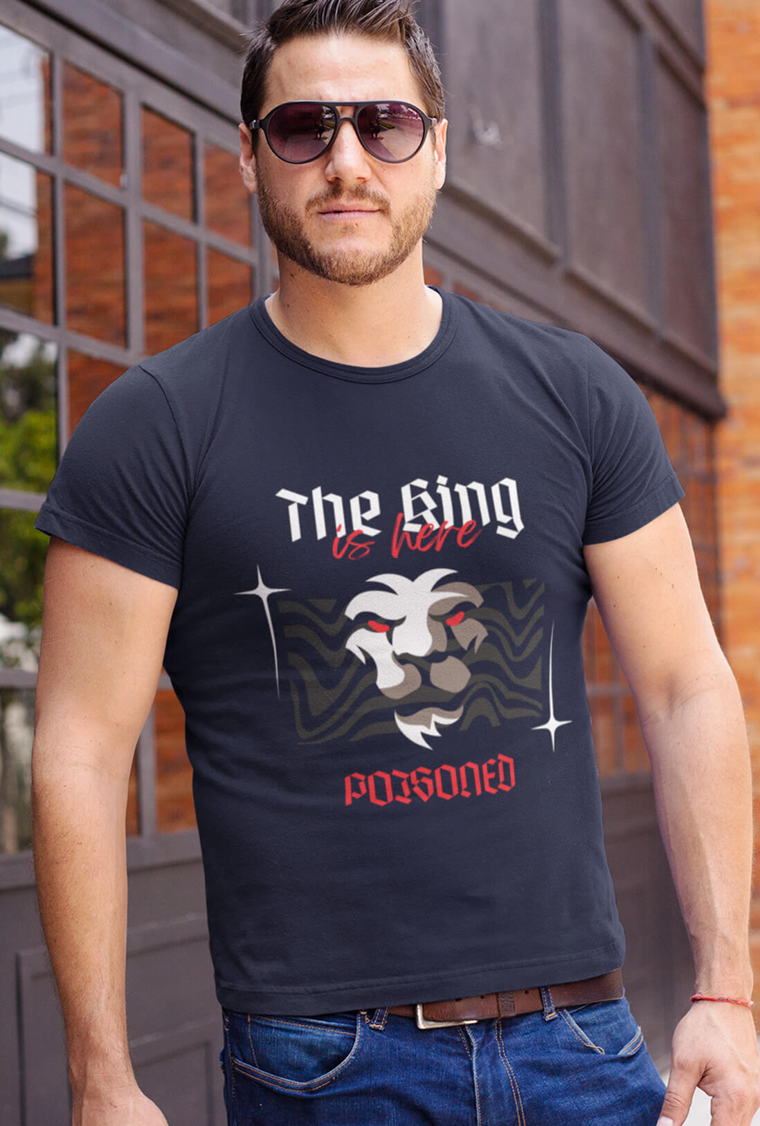 The King Is Here Men's Cotton T-Shirt