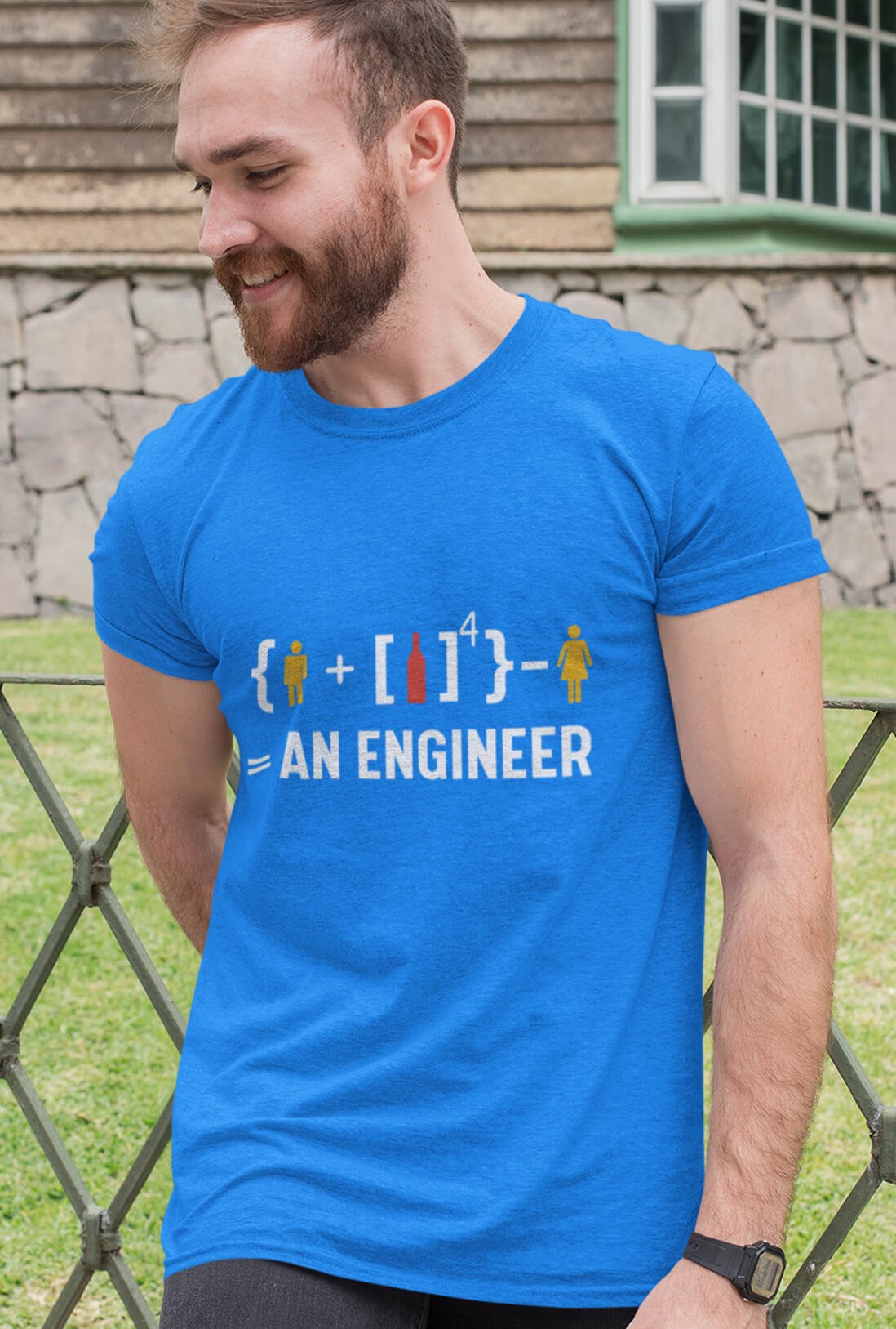 Engineer Men's Printed T-Shirt