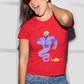 Jinni Coming From Chirag Women's Cotton T-Shirt