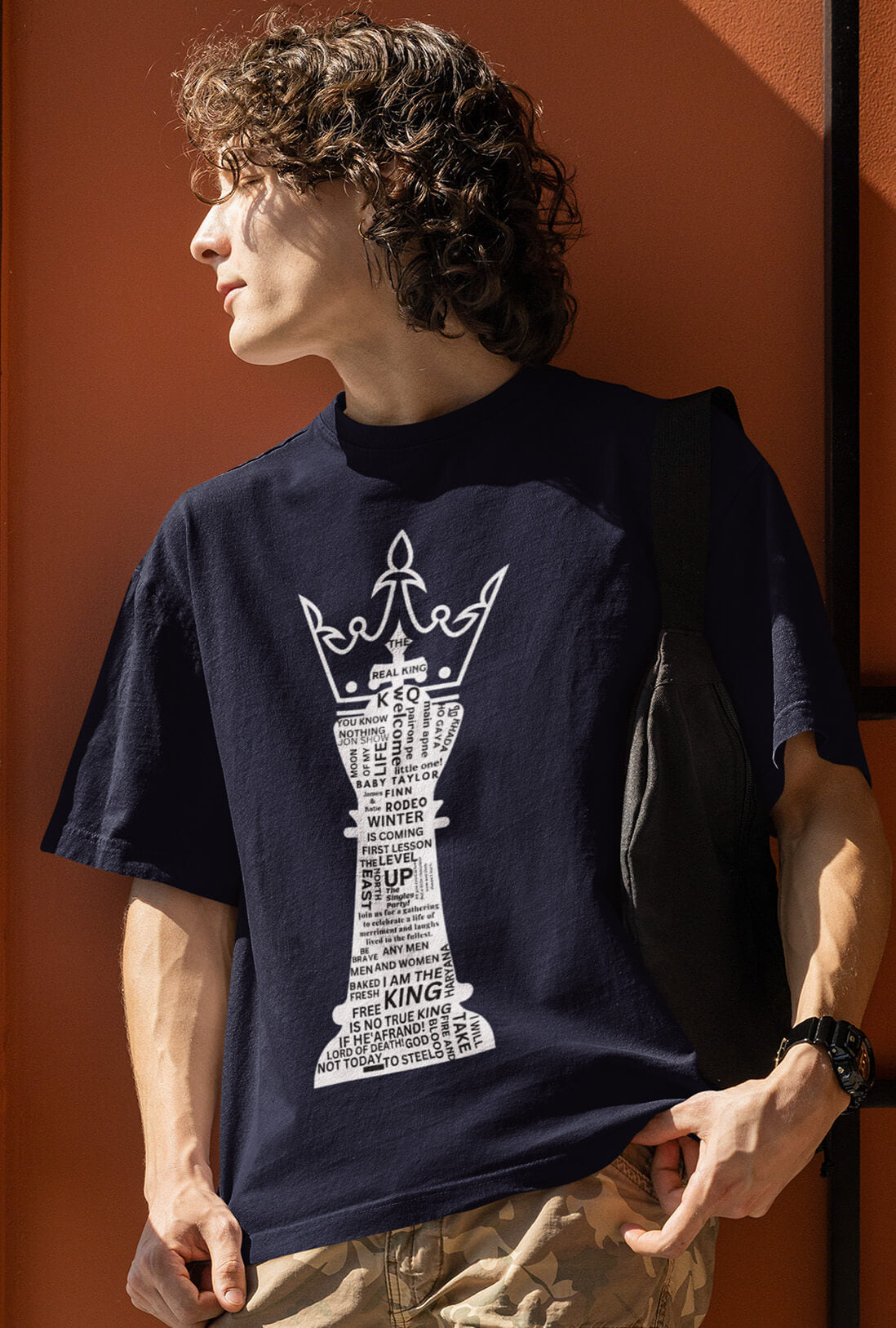 Chess King Men's Oversized T-Shirt