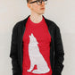 Night Wolf Men's Cotton T-Shirt