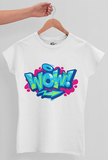 Wow Women's Cotton T-Shirt