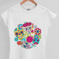 Sugar Skulls Design Women's Cotton T-Shirt