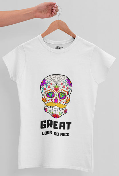 Sugar Skull Women's Cotton T-Shirt